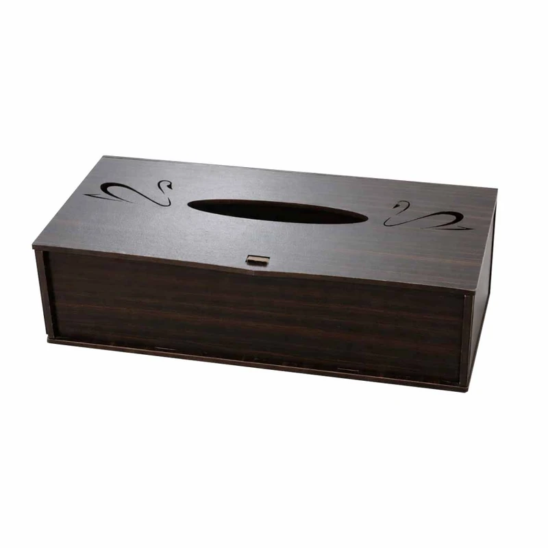 جعبه دستمال کاغذی چوبی مدل میکا کد 003