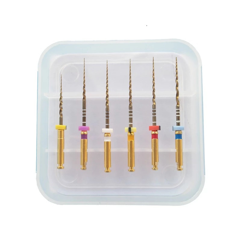 فایل روتاری دندانپزشکی  مدل ASSORTE GOLD بسته 6 عددی