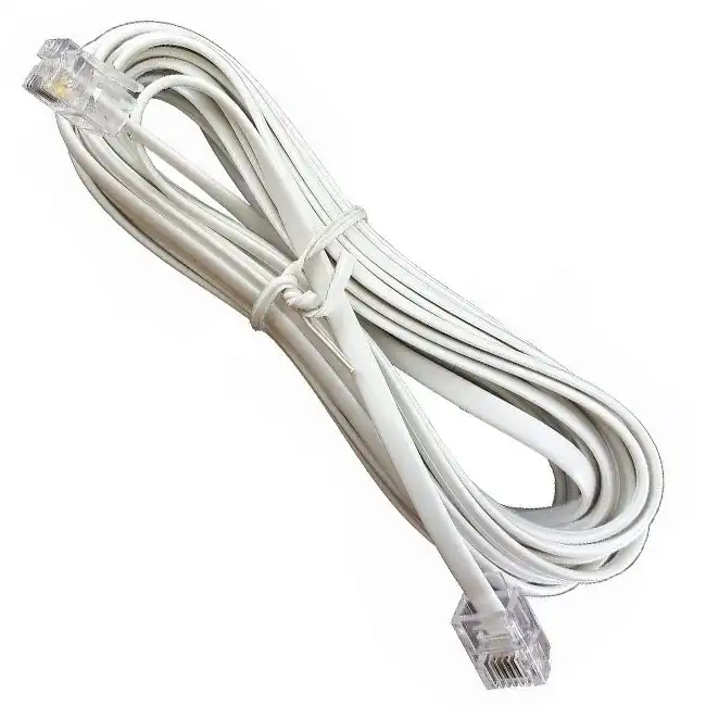 کابل تلفن کد TPHK-11 طول 5 متر بسته 10 عددی