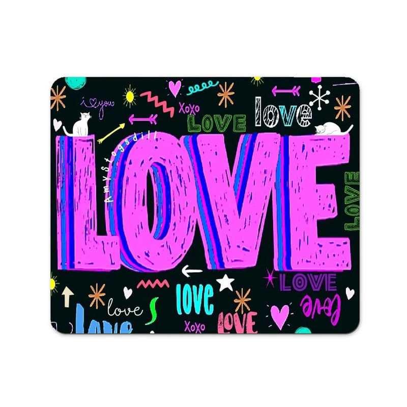  ماوس پد پاد آفرین طرح عشق کد 755 سایز 19*24 سانتی متر