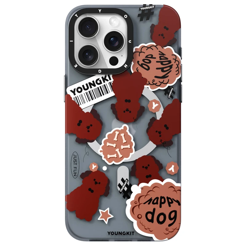 کاور یانگ کیت مدل cat&dog مناسب برای گوشی موبایل اپل Apple iphone 15 promax