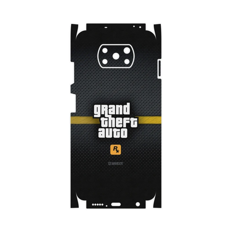 برچسب پوششی ماهوت مدل GTA-Game-FullSkin مناسب برای گوشی موبایل شیائومی Poco X3 NFC
