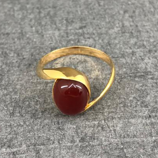 انگشتر طلا 18 عیار زنانه دوست خوب مدل dk344