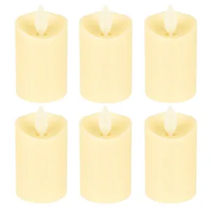 شمع ال ای دی مدل شعله متحرک کد 07 مجموعه 6 عددی