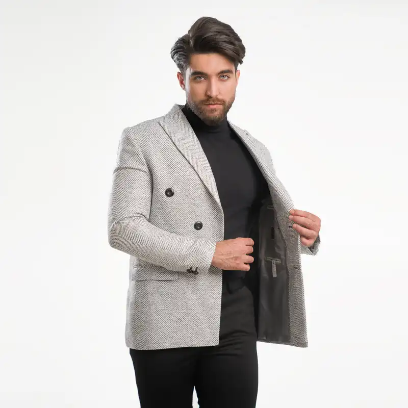 کت مردانه مدل جناقی دبل برس 1-1
