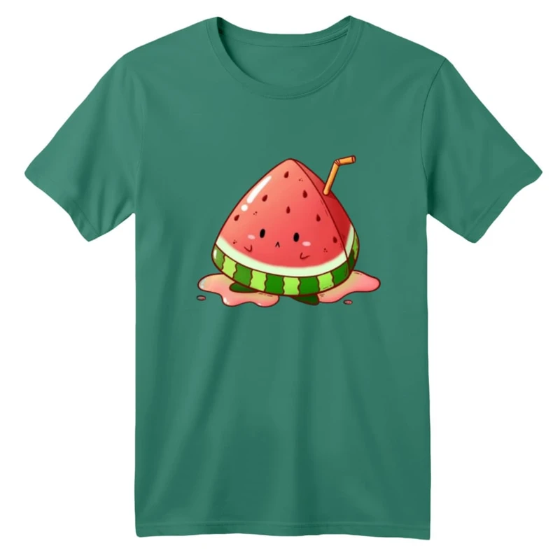 تی شرت آستین کوتاه بچگانه مدل هندوانه یلدایی کد 52