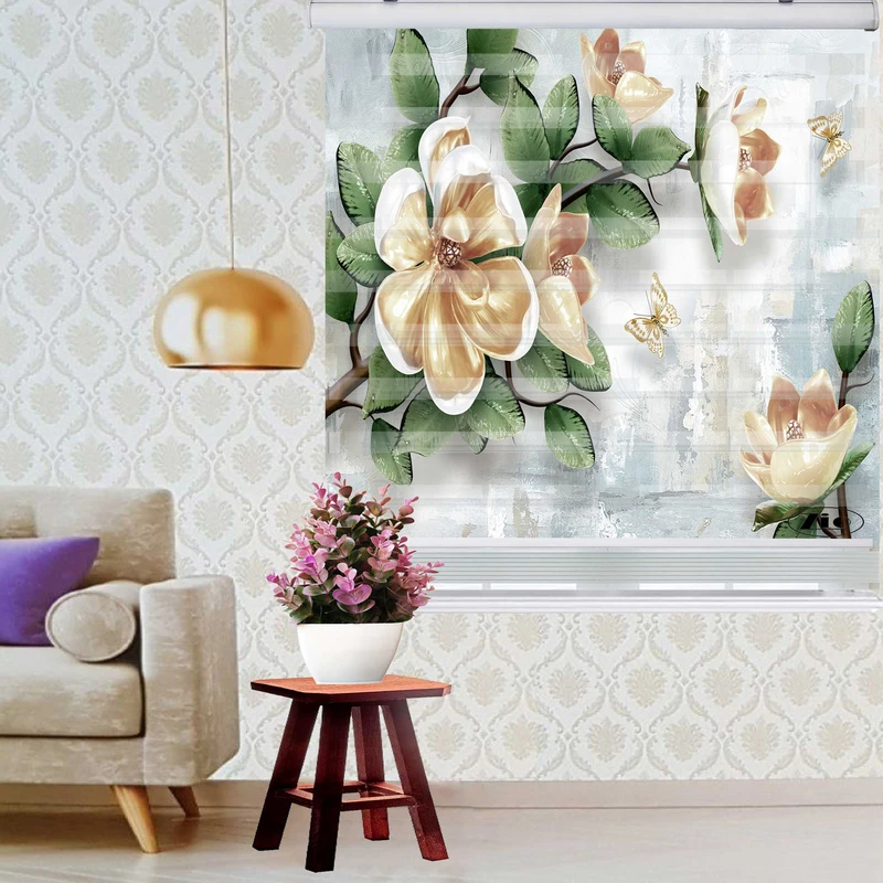 پرده زبرا زیو کد 3D1071 سایز 150x200 سانتی متر