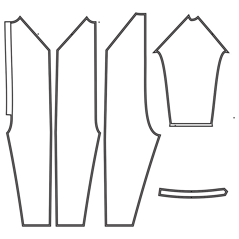 الگوی لباس کار متد متریک مدل 118.48 سایز 48