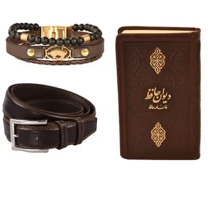 ست هدیه طرح تولد اردیبهشت  کهن چرم مدل m98-2