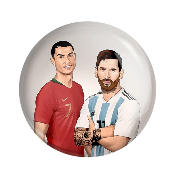 مگنت خندالو مدل کریستیانو رونالدو و لیونل مسی کد 14003