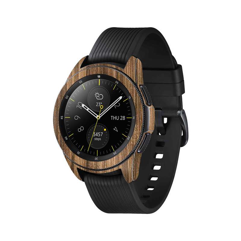 برچسب ماهوت طرح Light-Walnut-Wood مناسب برای ساعت هوشمند سامسونگ Galaxy Watch 42mm