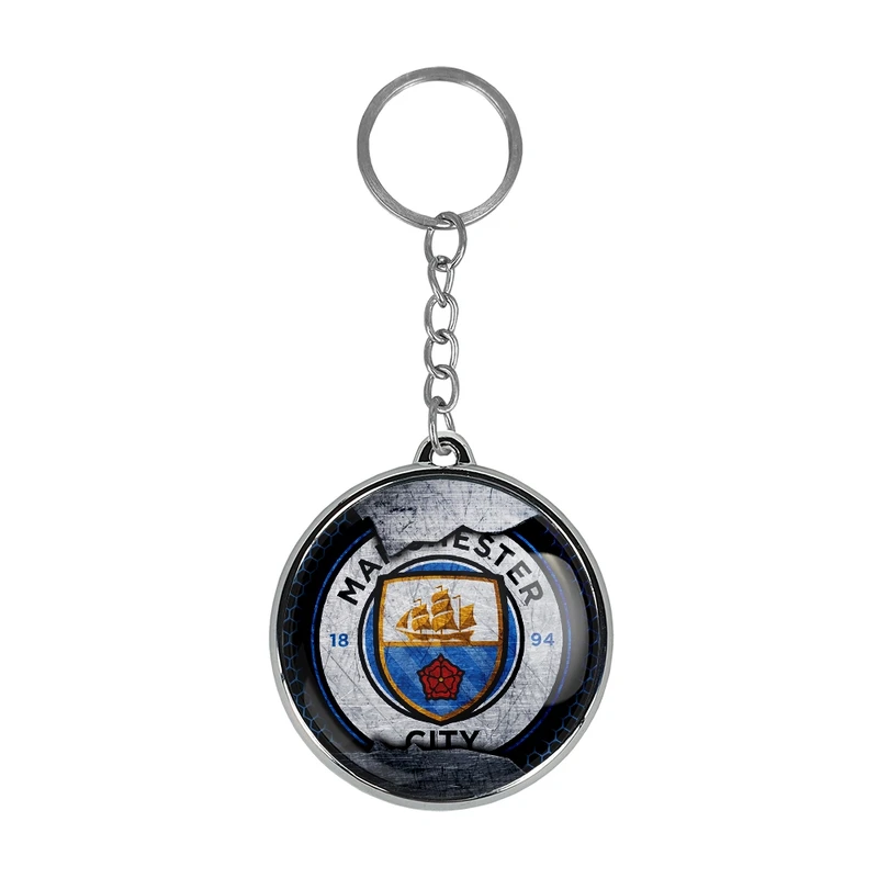 جاکلیدی خندالو طرح باشگاه منچستر سیتی مدل دوطرفه کد 2679226793