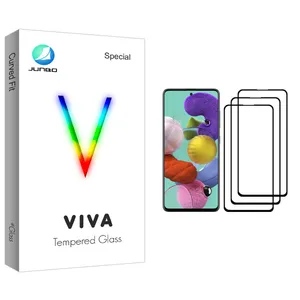 Junbo Viva Glass Screen Protector For Samsung Galaxy A51 Pack Of 3