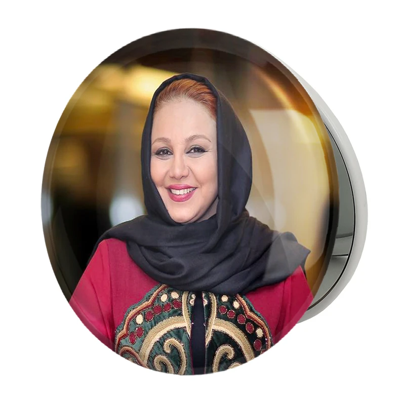 آینه جیبی خندالو طرح بهنوش بختیاری مدل تاشو کد 6285 
