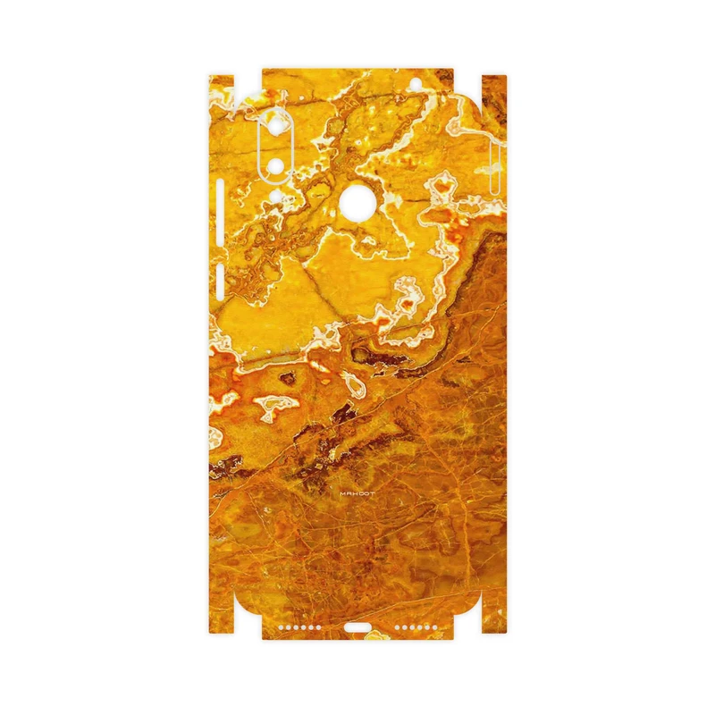 برچسب پوششی ماهوت مدل Gold Marble-FullSkin مناسب برای گوشی موبایل جی پلاس Q10