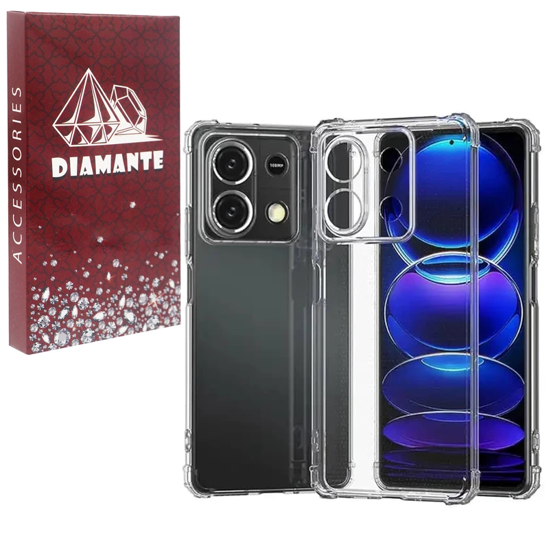 کاور دیامانته مدل ساده مناسب برای گوشی موبایل شیائومی Poco X6