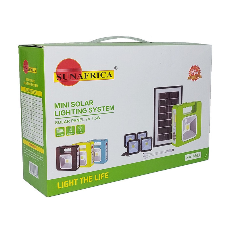 سیستم روشنایی خورشیدی سان آفریکا مدل SA-7843 کد G11