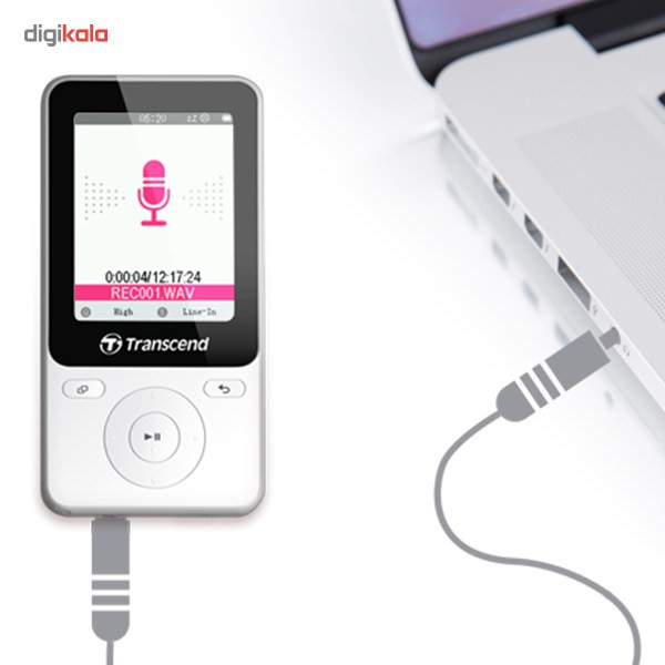 پخش کننده موسیقی ترنسند مدل MP710 - ظرفیت 8 گیگابایت