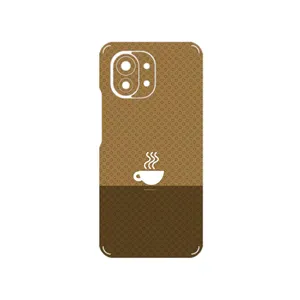 MAHOOT Minimal Cup of Coffee Icon Cover Sticker for Xiaomi Mi 11 5G