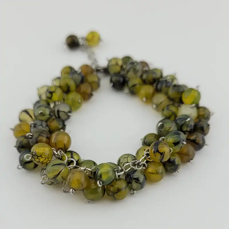 نیم ست زنانه مدل سنگ عقیق دراگون کد 215