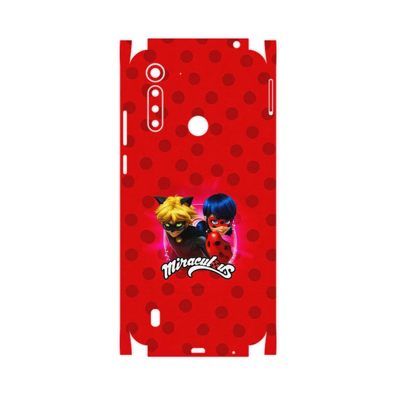 برچسب پوششی ماهوت مدل Ladybug and Cat Noir-FullSkin مناسب برای گوشی موبایل موتورولا Moto G8 Power Lite
