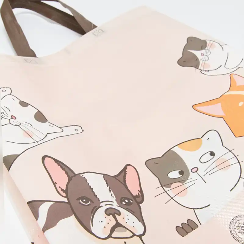 ساک خرید ال سی وایکیکی مدل گیاهی گربه سگ