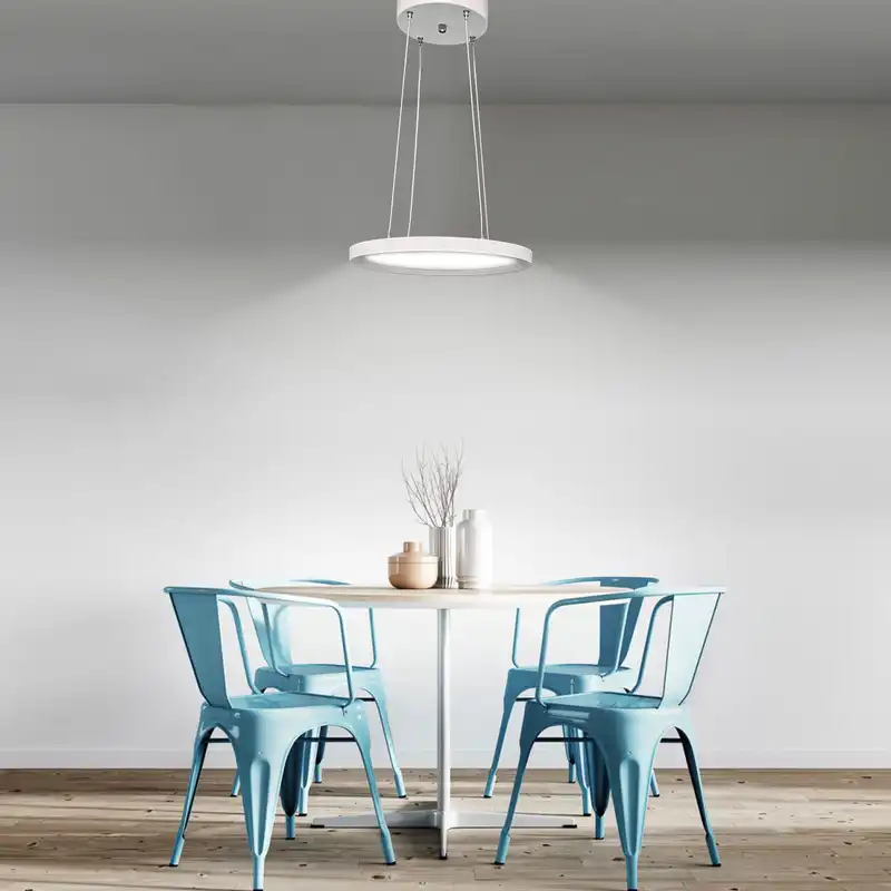 چراغ آویز ال ای دی 24 وات مدل ROJ طرح پنل گرد