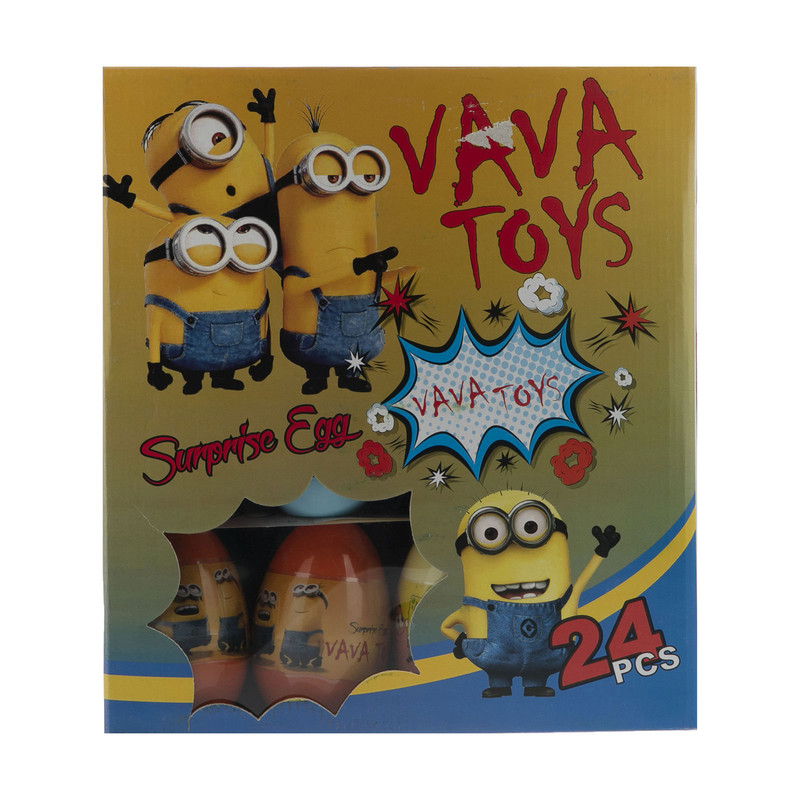 اسباب بازی شانسی وو تویز مدل تخم مرغ شانسی وو تویز مدل Minion 24 مجموعه 24 عددی اسباب بازی شانسی وو تویز مدل تخم مرغ شانسی وو تویز مدل Minion 24 مجموعه 24 عددی