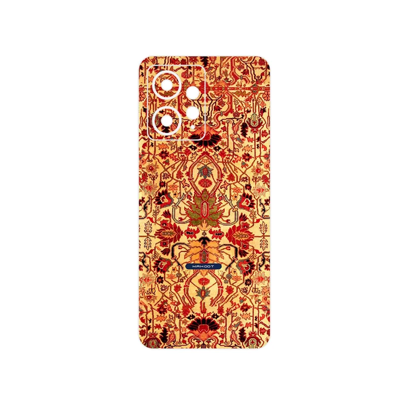 برچسب پوششی ماهوت مدل Persian_Carpet_Yellow مناسب برای گوشی موبایل شیائومی Redmi Note 12 4G