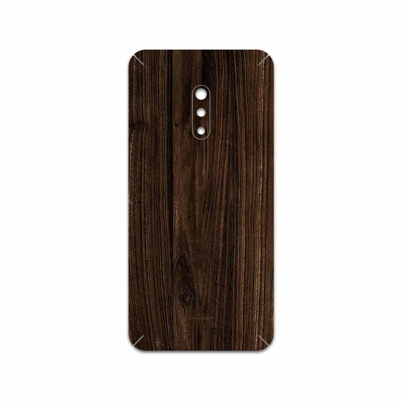 برچسب پوششی ماهوت مدل Dark Walnut Wood مناسب برای گوشی موبایل اپو Realme X