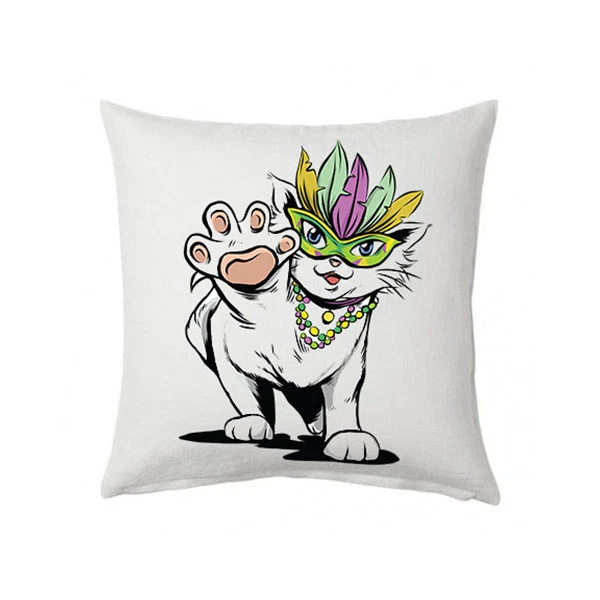 کاور کوسن طرح گربه کد A0169 بسته دو عددی