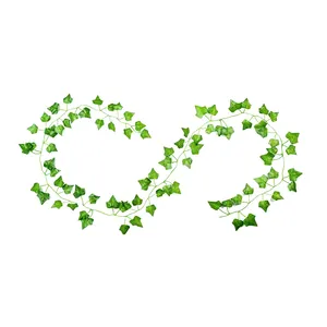 گل مصنوعی مدل ریسه برگ انگور دو شاخه 