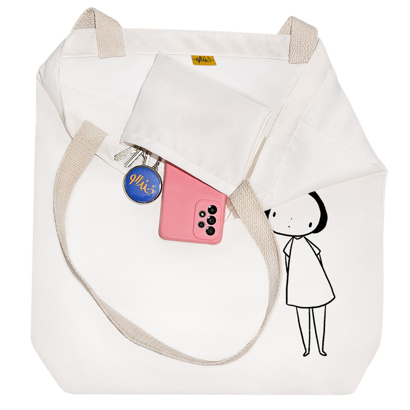 ساک خرید خندالو مدل دخترانه کد H188