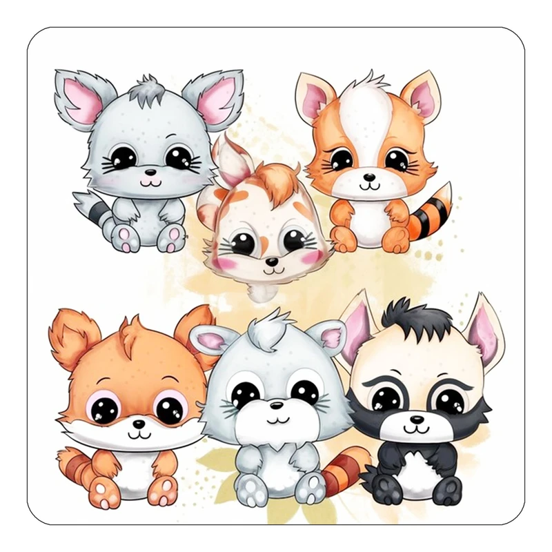 مگنت کاکتی طرح حیوانات کارتونی مدل mp28535