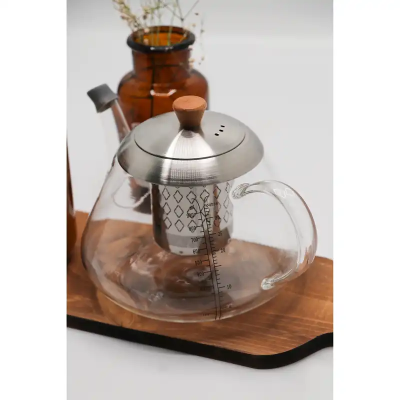 قوری بی.وی.کی مدل شفاف کد 314308