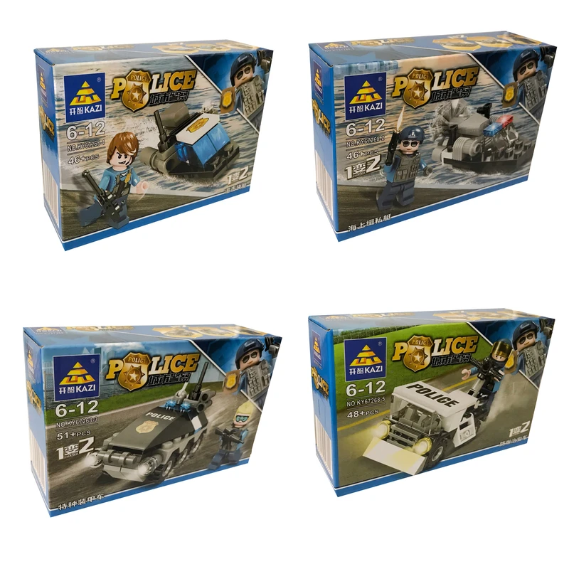 ساختنی مدل ماشین های پلیس کد 4001 مجموعه 4 عددی