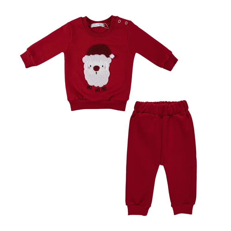 ست سویشرت آستین بلند و شلوار راحتی پسرانه فیورلا مدل سانتا 25546-35555