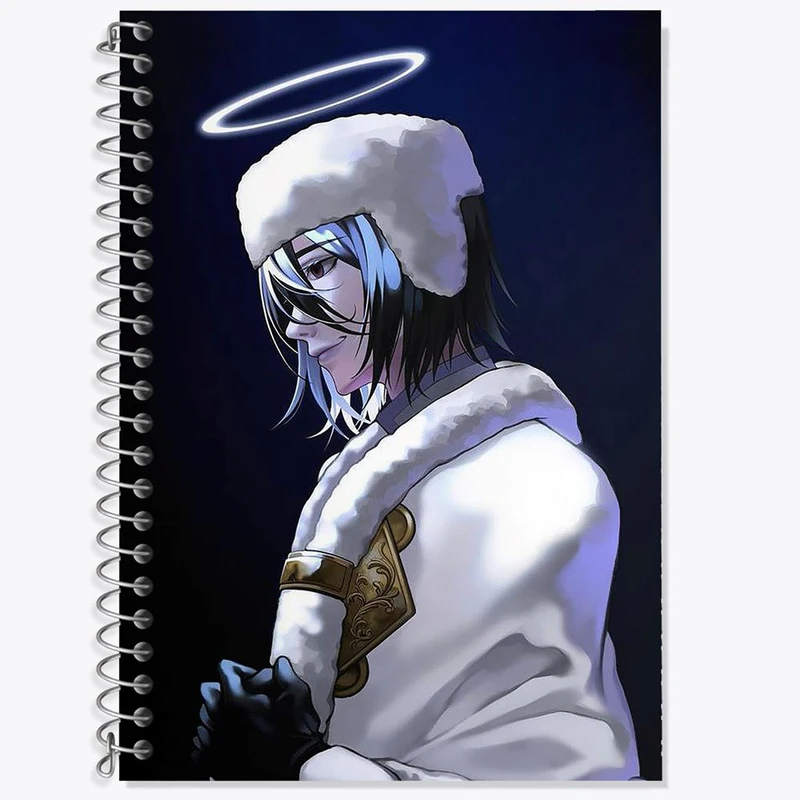 دفتر زبان 50 برگ خندالو مدل سه خط طرح فئودور انیمه سگ های ولگرد بانگو کد 15656