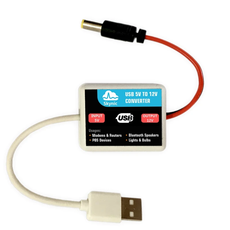 مبدل پاور بانک به مودم 5 به 9 ولت مدل CVT