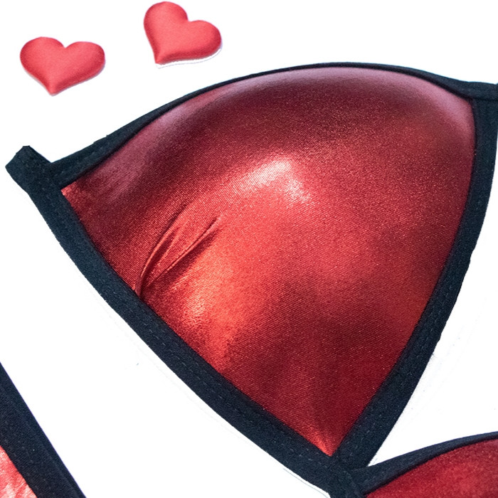 ست شورت و سوتین زنانه کد ۳۰۱ رنگ قرمز