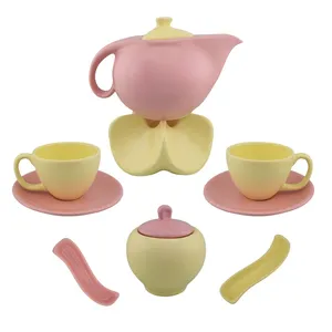 سرویس چای خوری 11 پارچه مدل قلبی کد YW-02