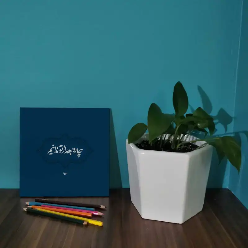 کاشی کارنیلا طرح شعر سعدی کد wk70