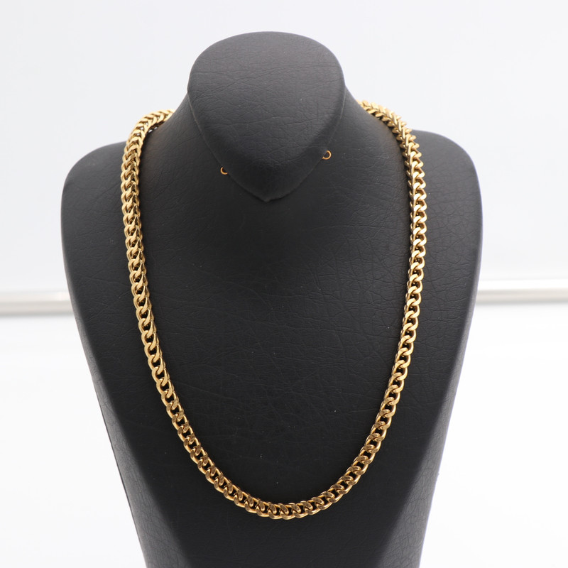 زنجیر مردانه مدل خوشه ای مربعی کد 21435