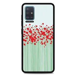 AKAM AMC-WSGA51-FLOWERS-26 Cover For Samsung Galaxy A51