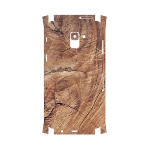 MAHOOT Wood Texture 5-FullSkin Cover Sticker for Samsung Galaxy A8 Plus 2018