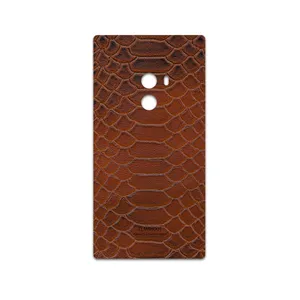MAHOOT Brown-Snake-Leather Cover Sticker for Xiaomi Mi Mix