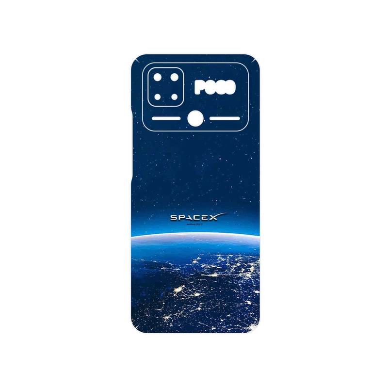 برچسب پوششی ماهوت مدل Space X مناسب برای گوشی موبایل شیائومی Poco C40