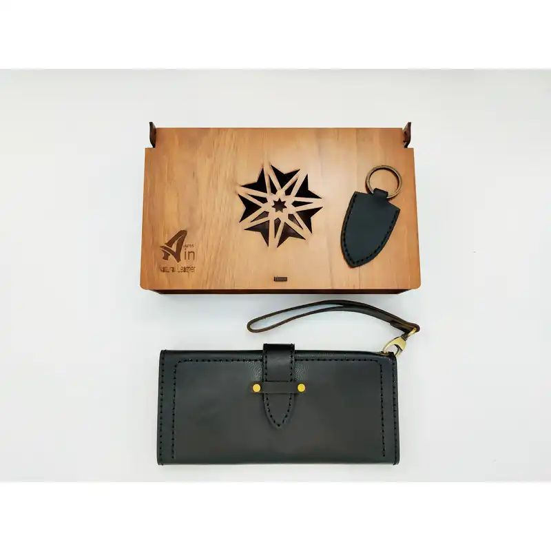 ست هدیه آوین مدل چرم طبیعی avn02