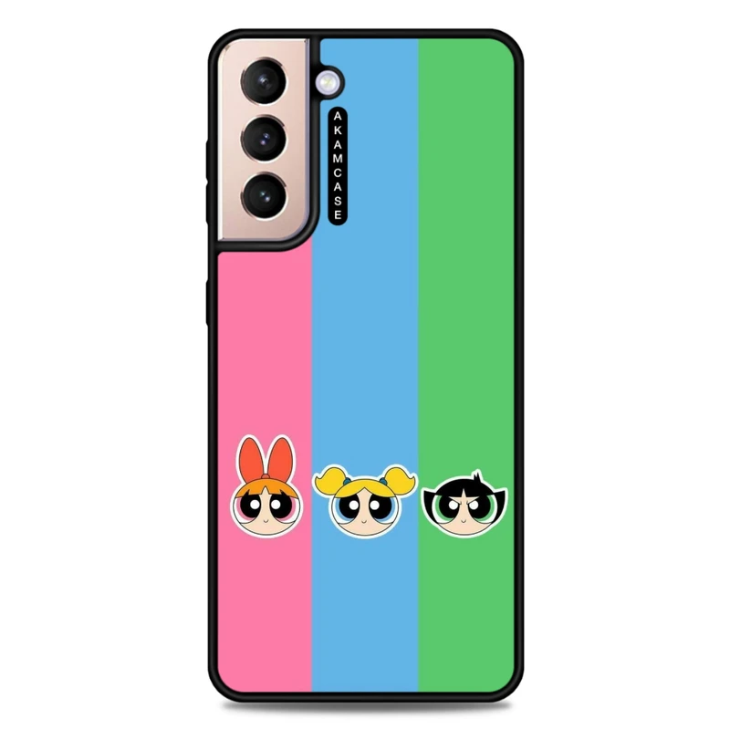 کاور آکام مدل AMCWSGS21P-POWER PUFF GIRLS8  مناسب برای گوشی موبایل سامسونگ Galaxy S21 Plus