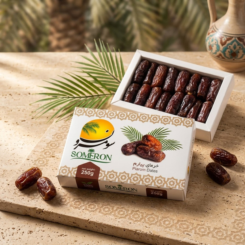 خرمای پیارم درجه یک سومِرون شهر زنان کارآفرین - ۲۵۰ گرم